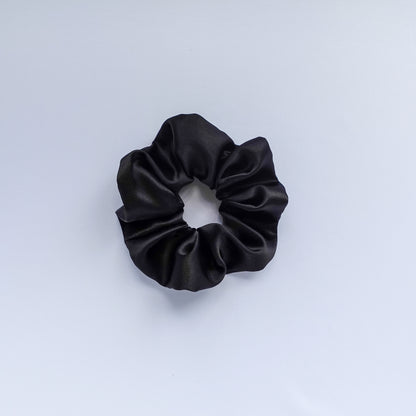 Jet Black Scrunchie