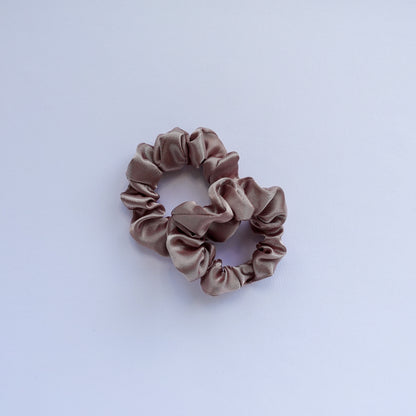 Nougat Beige Scrunchie