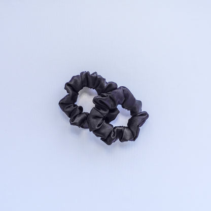 Jet Black Scrunchie